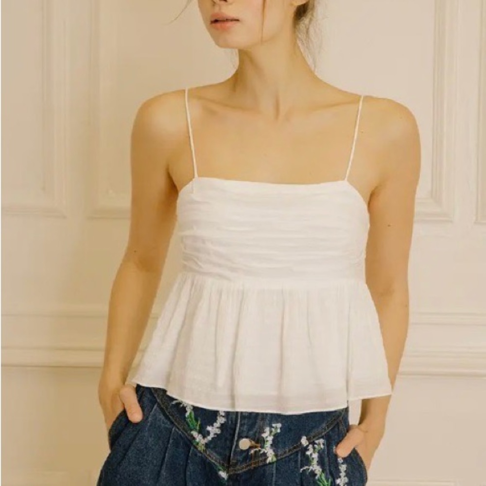 Monochromatic Babydoll Top